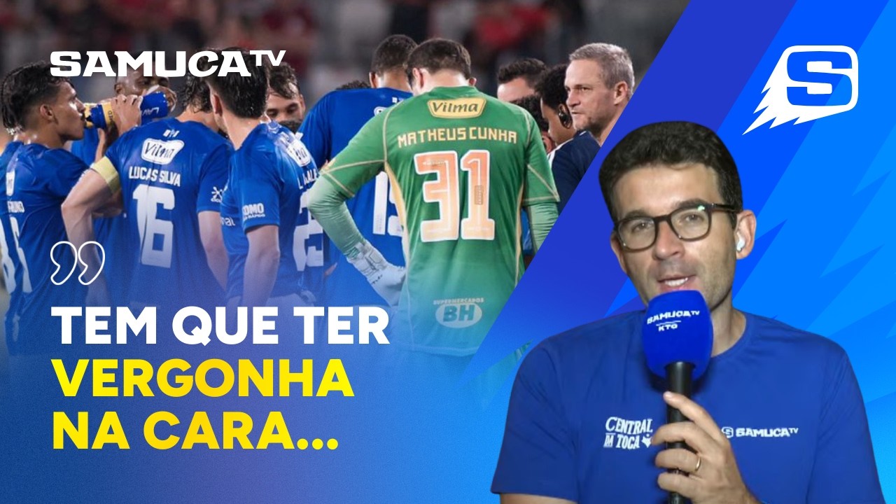 A ANÁLISE DE SAMUEL VENÂNCIO APÓS A DERROTA DO CRUZEIRO CONTRA O ATHLETICO-PR PELO BRASILEIRÃO