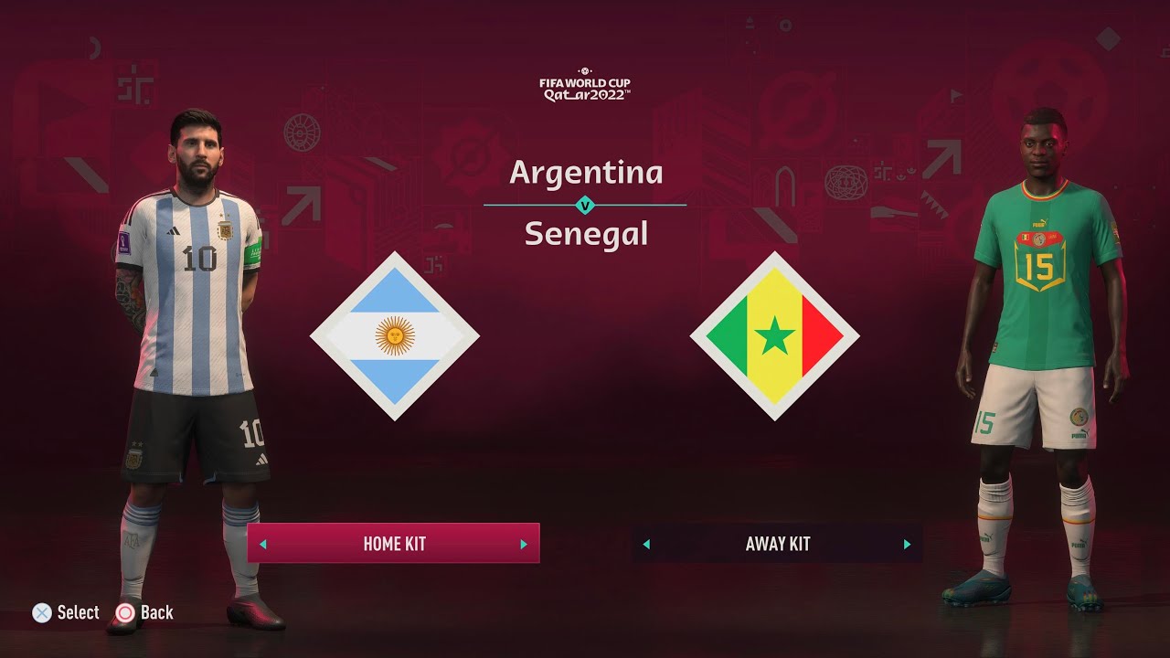 FIFA 23 | COPA MUNDIAL QATAR 2022 | ARGENTINA VS SENEGAL | 4K 60FPS | PS5