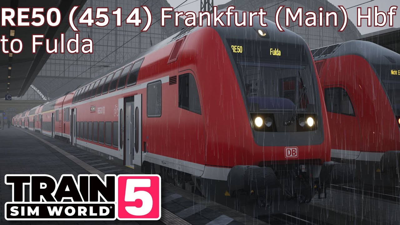 RE50 (4514) Frankfurt (Main) Hbf to Fulda - Kinzigtalbahn - 766.2 - #TrainSimWorld5