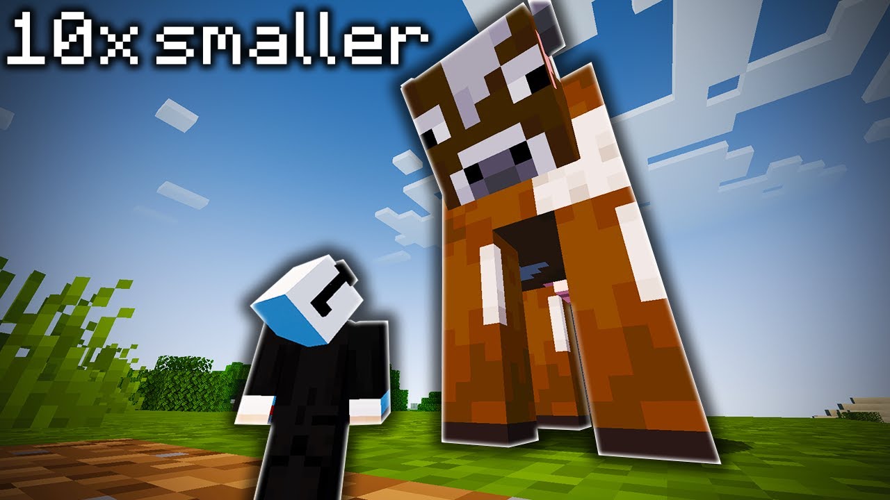 Minecraft But We're 10x Smaller