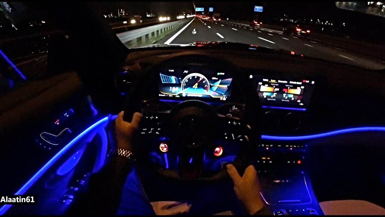 The Mercedes-AMG E63 S 2022 Test Drive at NIGHT