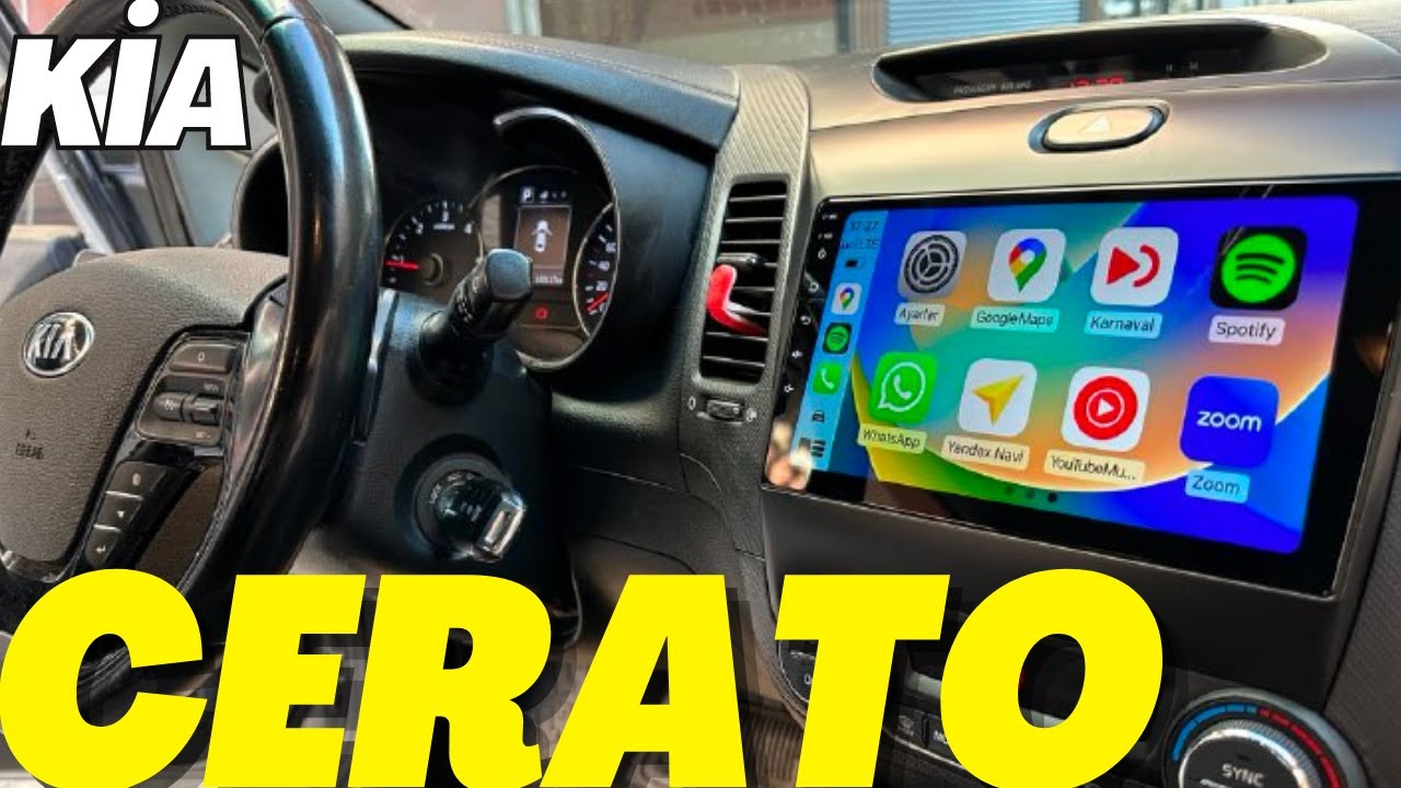 KİA CERATO     KABLOSUZ CARPLAY-ANDROİD MULTİMEDYA SİSTEMİ#kia #kiacerato #cerato #carplay 22-394