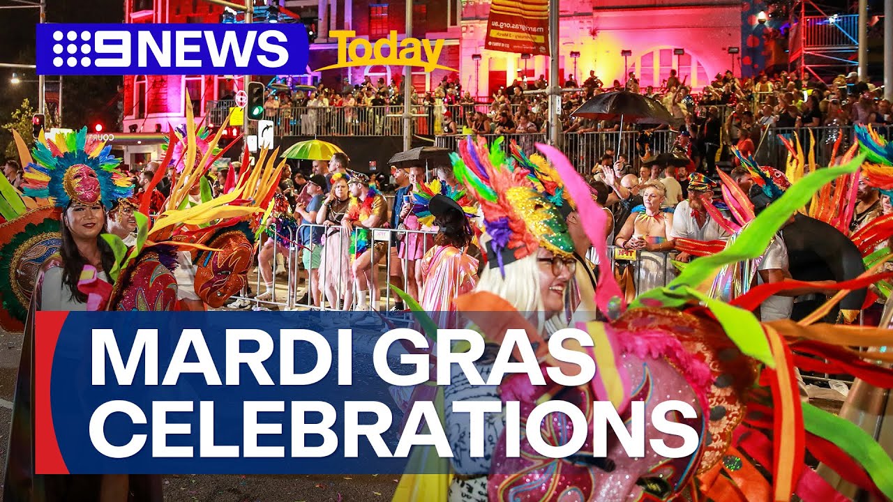 More than 120,000 party in Sydney for Mardi Gras parade | 9 News Australia