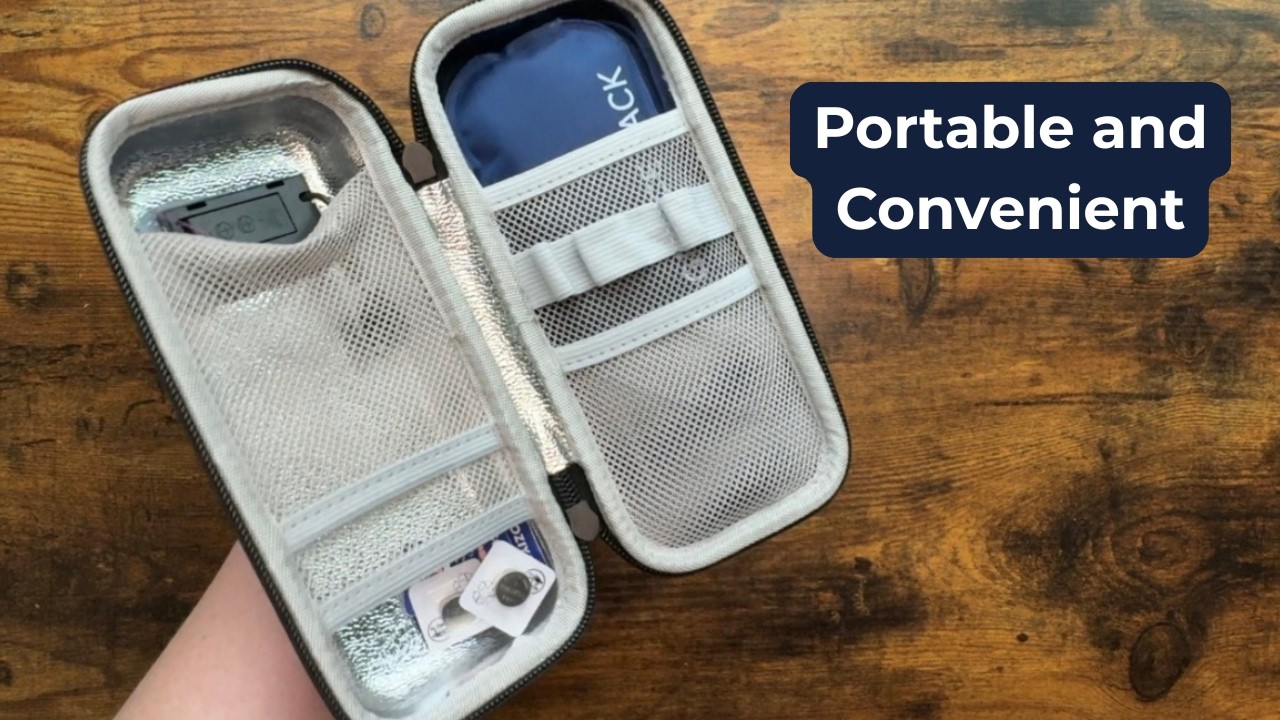 Insulin Medication Cooler - Temp Display, Travel Ready