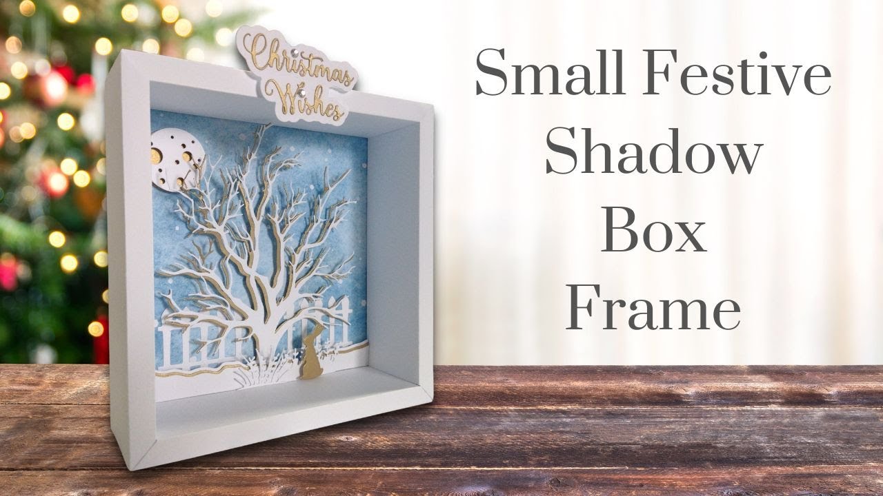 Small Shadow Frame Box with Winter Scenes | Simply Made Crafts