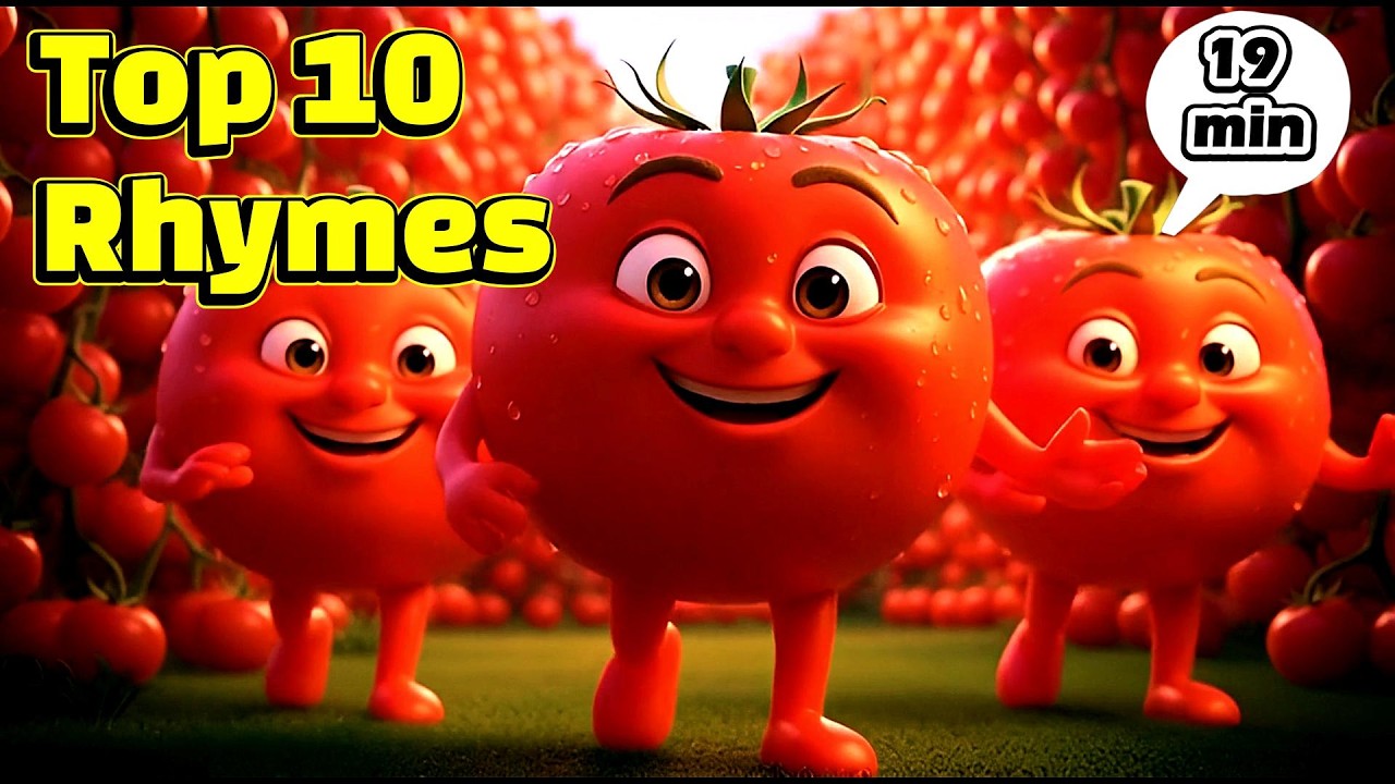 Top 10 Hindi Rhymes: Aha tamatar। Aloo Kachaloo | Main Tota  | Bandar Mama| Nani teri morni  | 