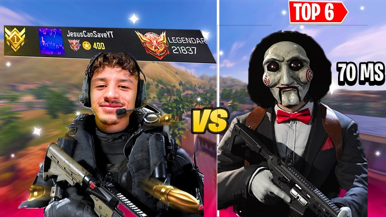 DESTROZANDO AL TOP 6 GLOBAL A 70 MS CODM😱