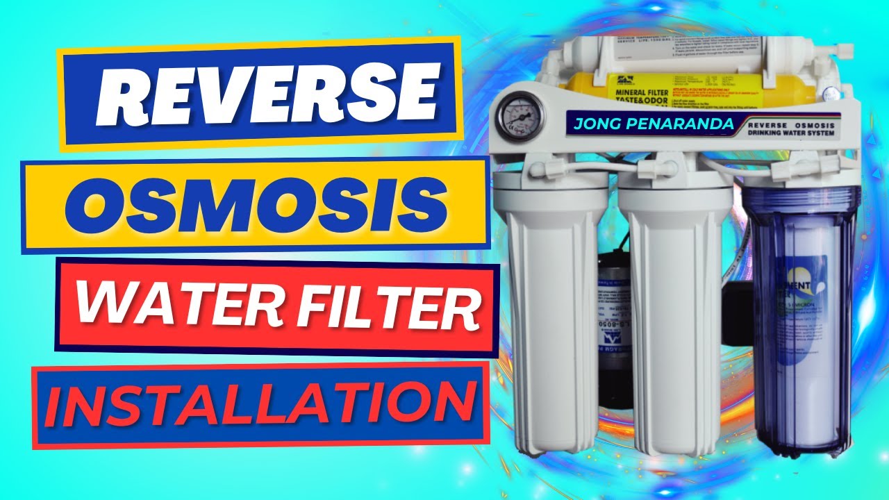 How to Install Reverse Osmosis Water Filter Tutorial #reverseosmosis #waterfilter #rofilter