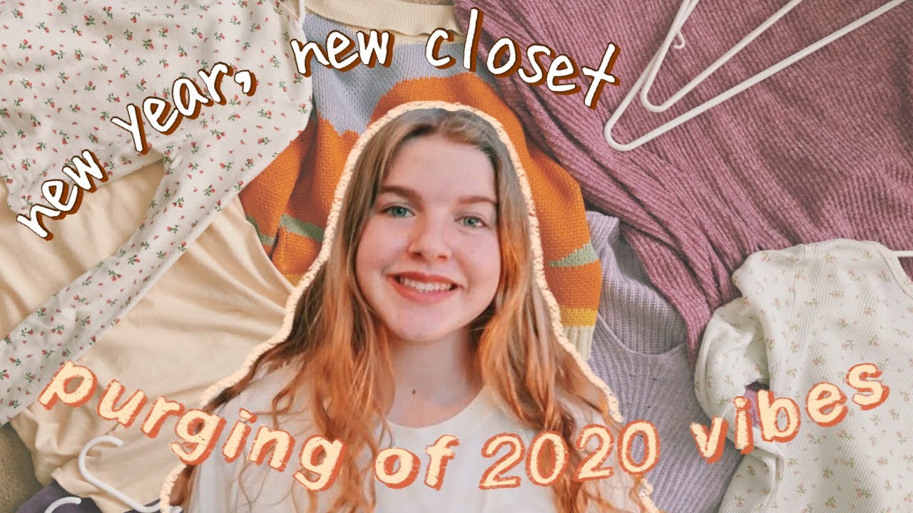 a MASSIVE closet cleanout for the new year + closet try on