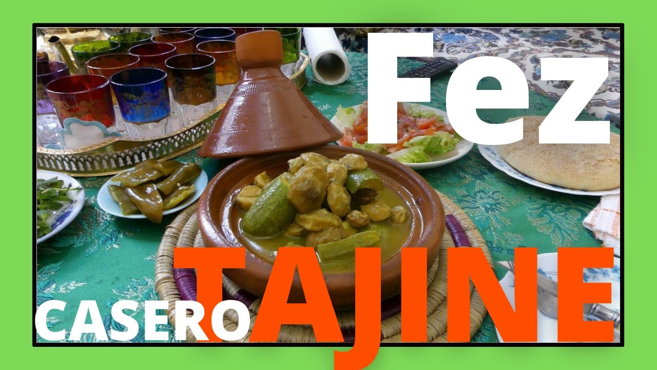 COMER en FEZ, MARRUECOS. En busca de la RECETA del TAJINE o TAJIN prometido.