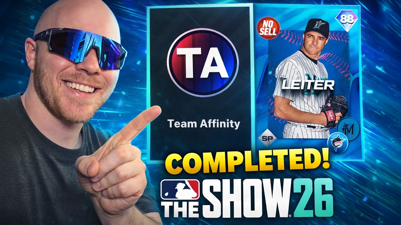Самый быстрый способ завершить командную привязанность в MLB The Show 26!