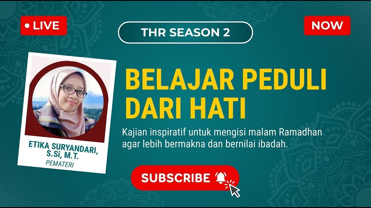 THR S2 Sekolah Genqu | Belajar Peduli Dari Hati