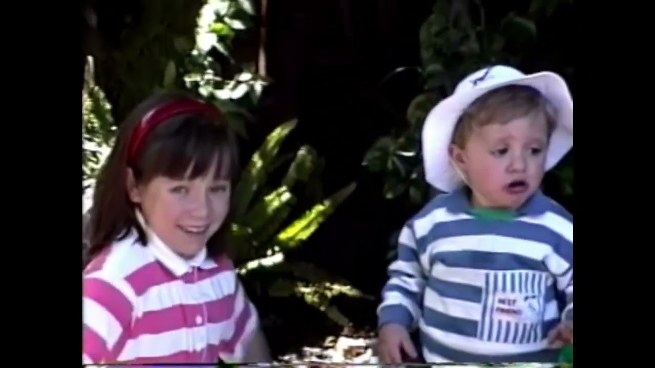 April 1990: Aunt & Cousin Visit My 1-Week-Old Sister | Unedited Home Video (San Jose, CA)