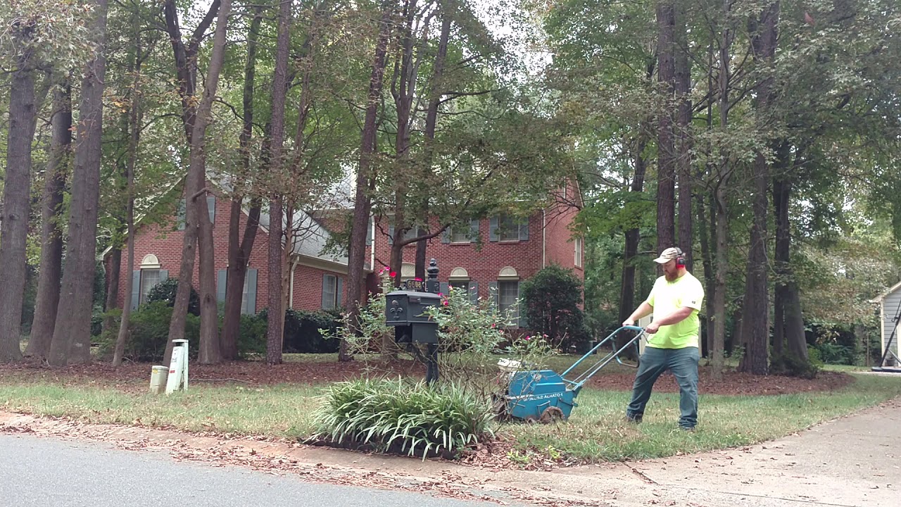 Aerating with the bluebird aerator