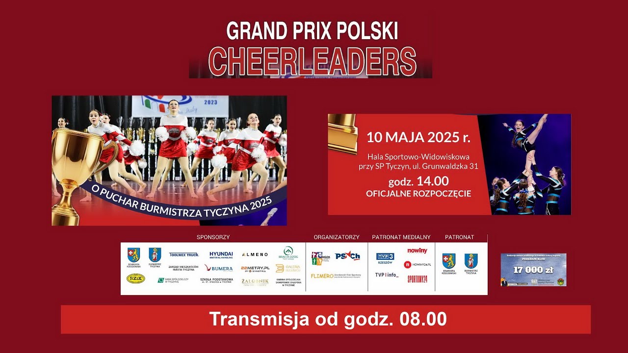 Grand Prix Polski Cheerleaders o Puchar Burmistrza Tyczyna