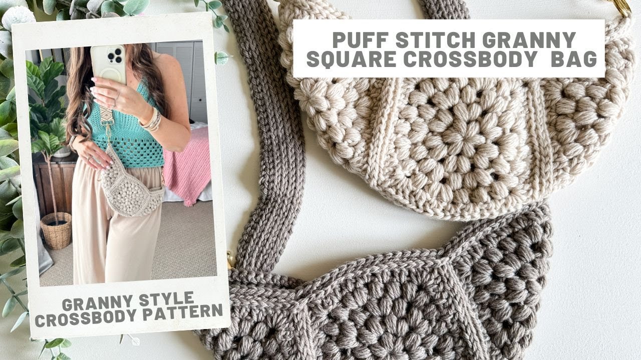 Granny Square Crossbody Bag Crochet Pattern