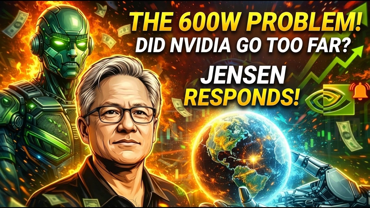 The 600W Problem Did NVIDIA Go Too Far - Jensen Respond