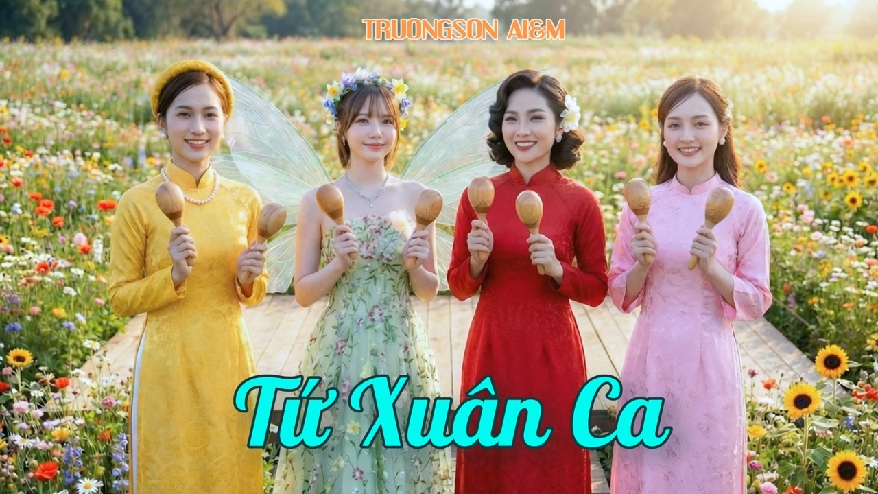 TỨ XUÂN CA | Phát tài - Phát lộc | 4 Cung Bậc Cảm Xúc Xuân | Trường Sơn AI&M