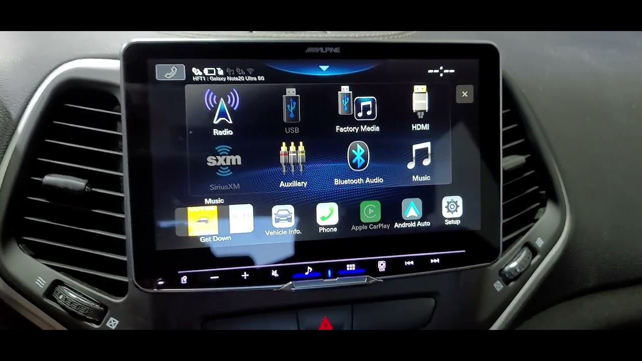 Jeep Cherokee Alpine ILX-F509 Apple Car Play / Android Auto Receiver #JeepCherokee #applecarplay