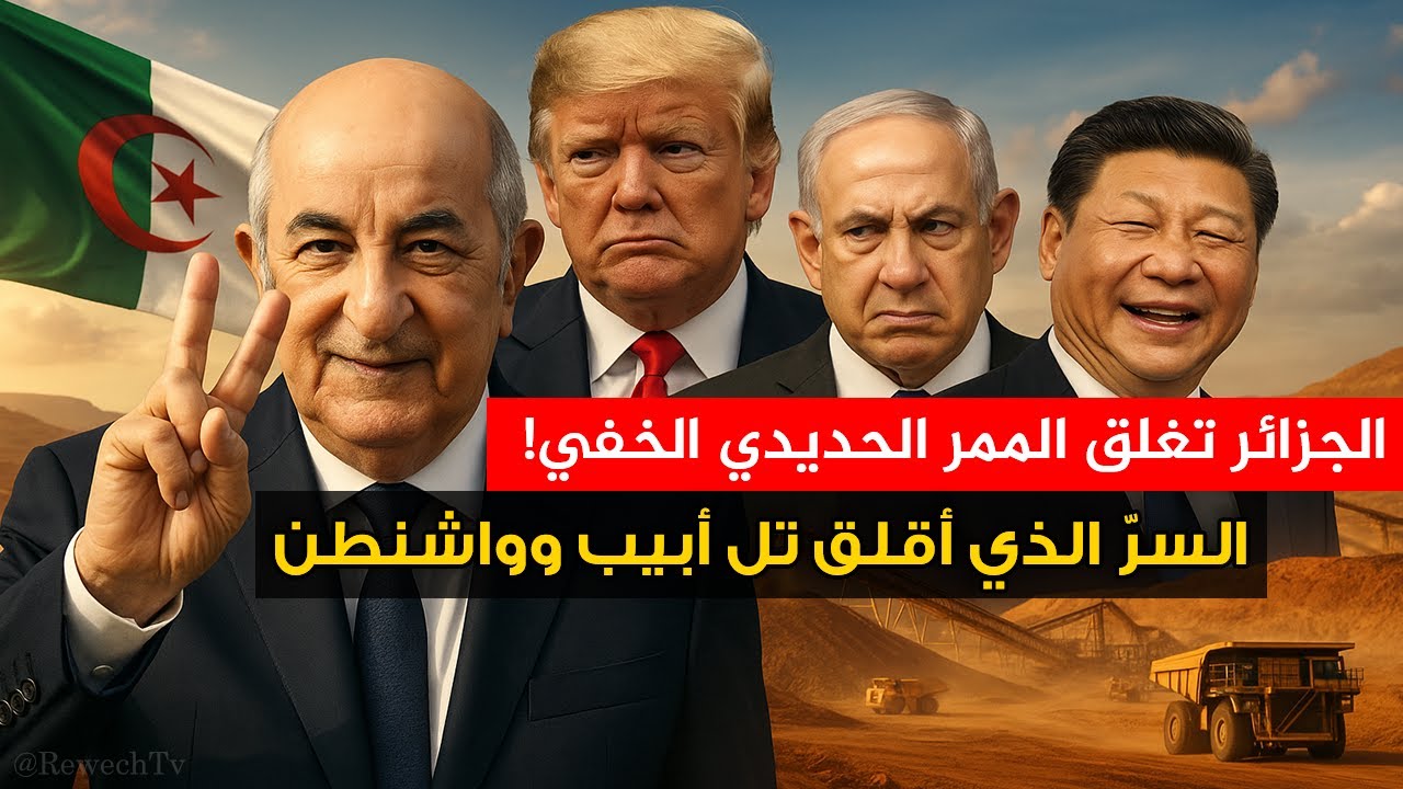 الجزائر تغلق الممر الحديدي الخفي؟ السرّ الذي أقلق الكيان وواشنطن