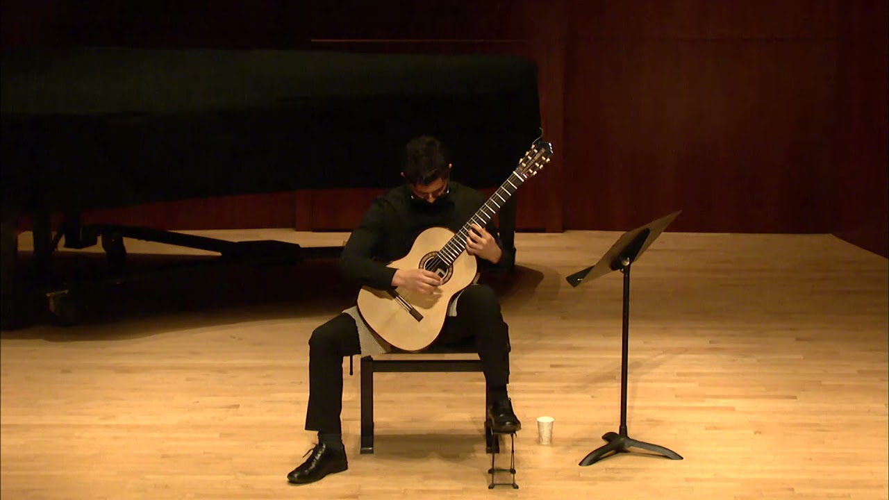 03   L  Brouwer   Danza Caracteristica- Jeremy Cooper Concert Double Top Classical Guitar