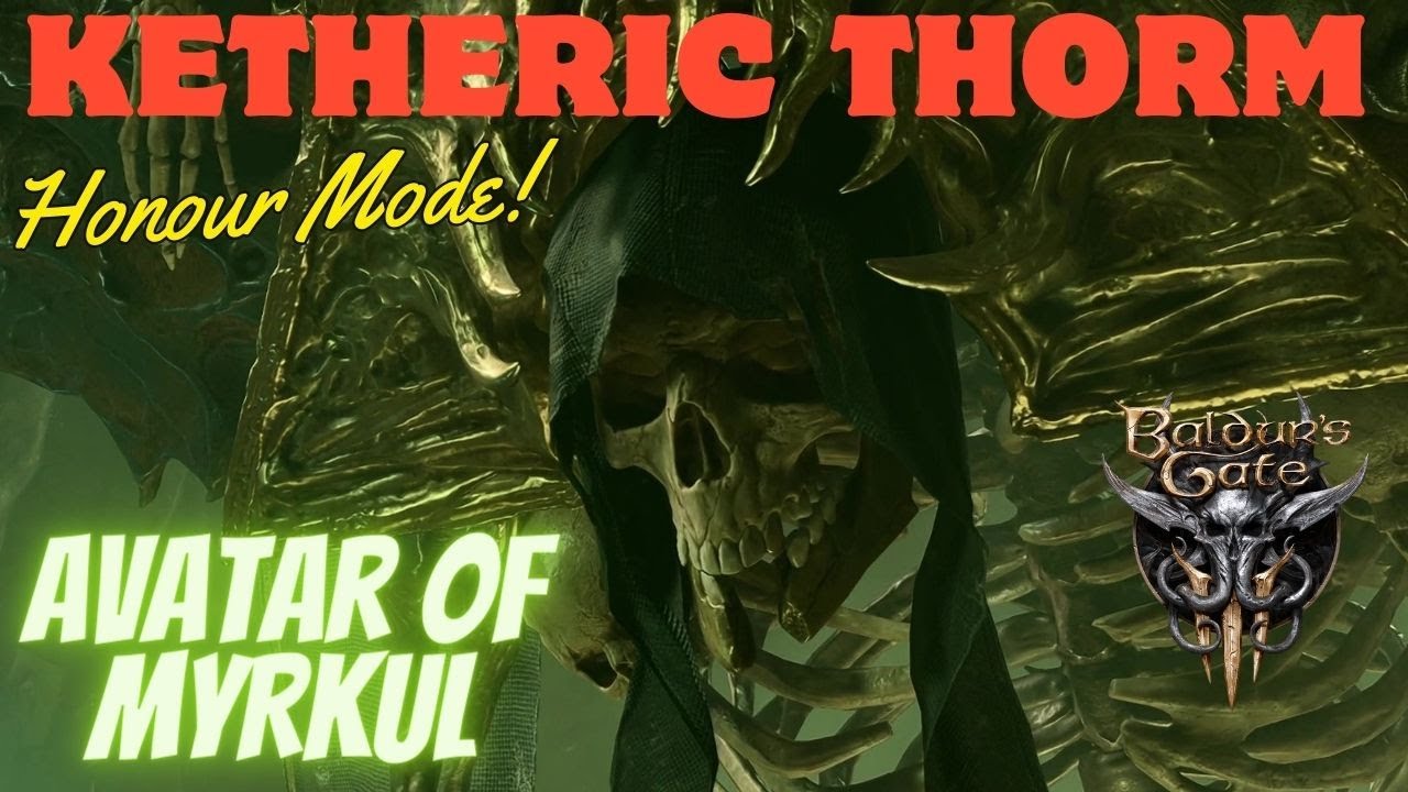 Baldur's Gate 3 Honour Mode - Ketheric Thorm Avatar of Myrkul Fight