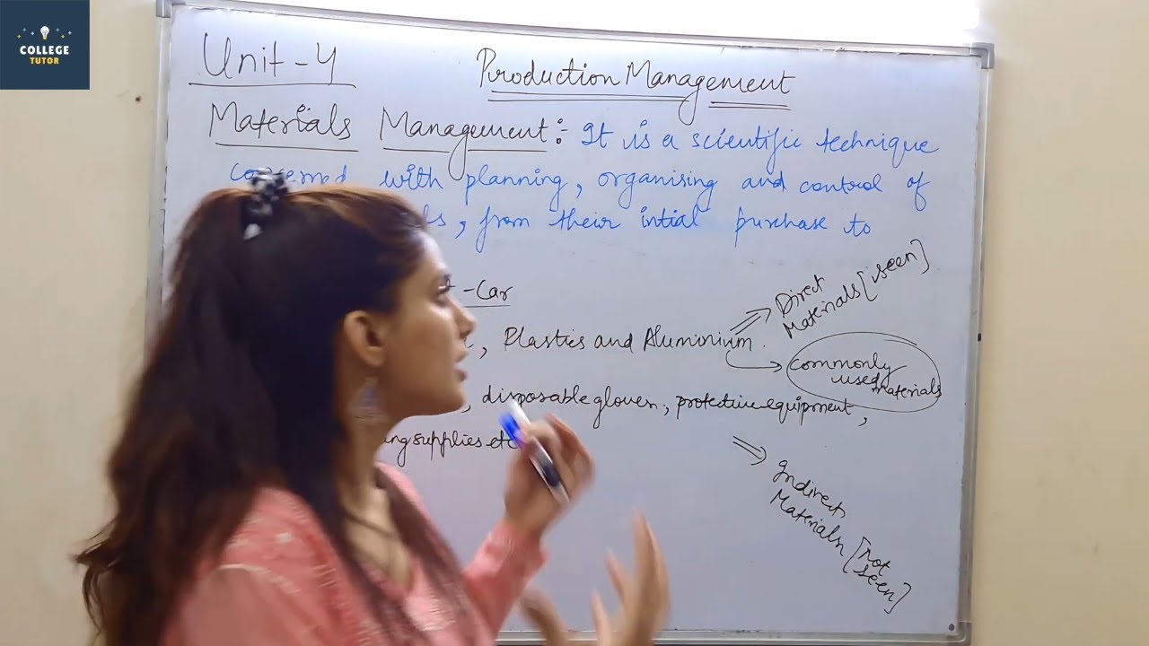 Materials Management and its Importance | Production Management | Class 9
