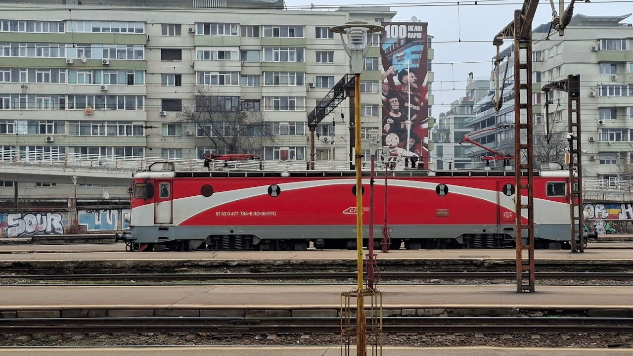 Mini activitate feroviara in statia Bucuresti Nord