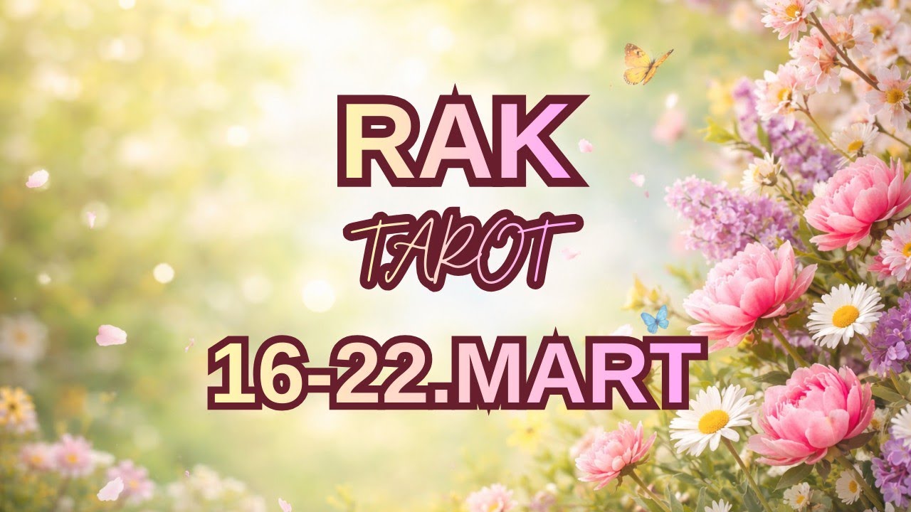 RAK ♋ Stara patnja je iza vas - vreme je za radost i uživanje ❤️ 16-22.MART TAROT