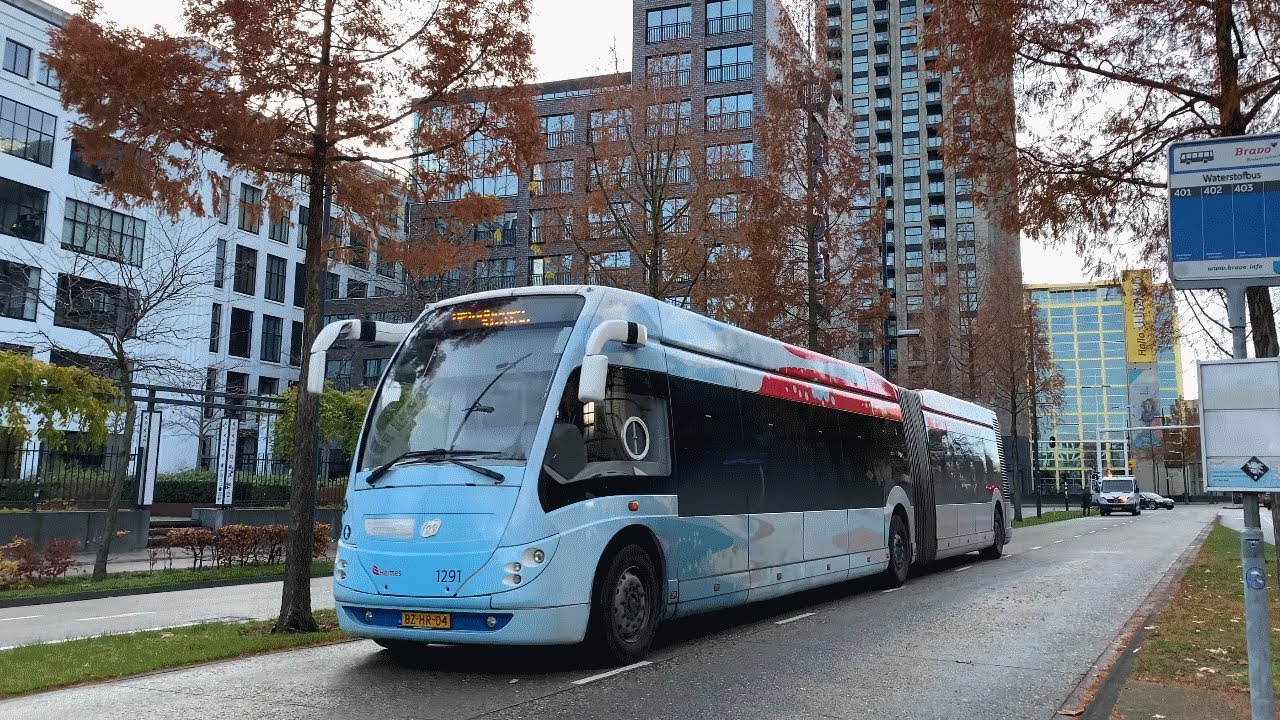 Waterstofbussen in Eindhoven (APTS Phileas Fuel Cell) | Stadsbus