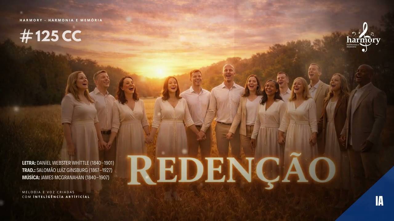 REDENÇÃO - 125CC | Contente, cantarei louvor, a meu glorioso Redentor. (Harmory Choirs)