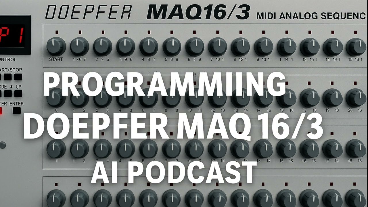 Programming Doepfer MAQ 16:3 - Deep Dive AI Podcast (AIcast)