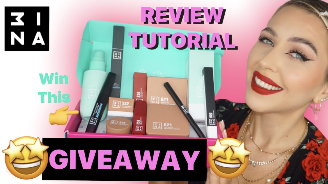 3INA makeup REVIEW & TUTORIAL | GIVEAWAY