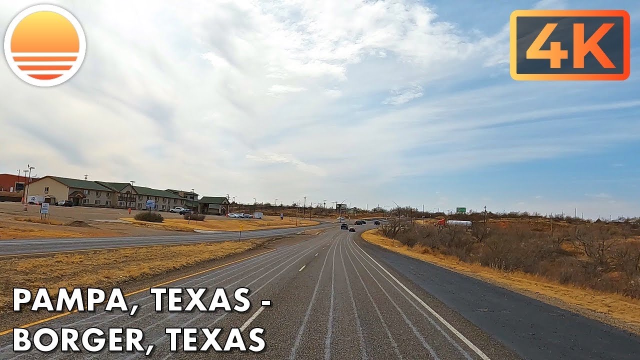 Pampa, Texas to Borger, Texas! Drive with me!