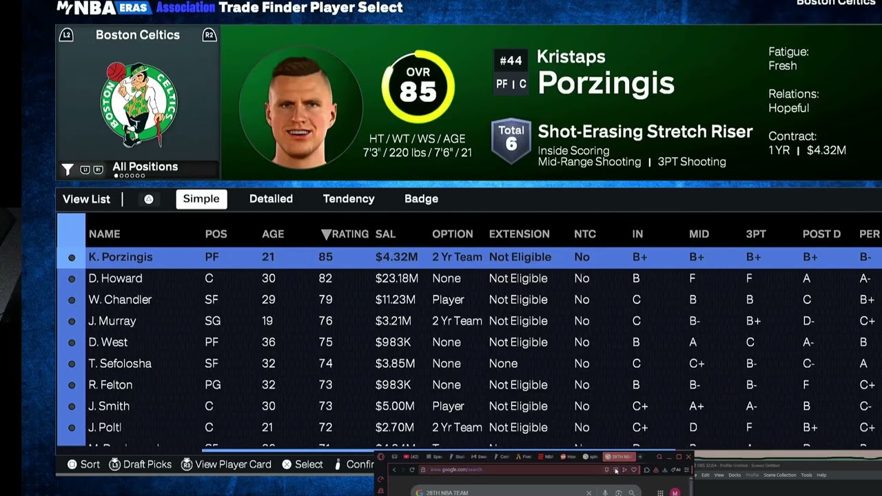 2k Random trades