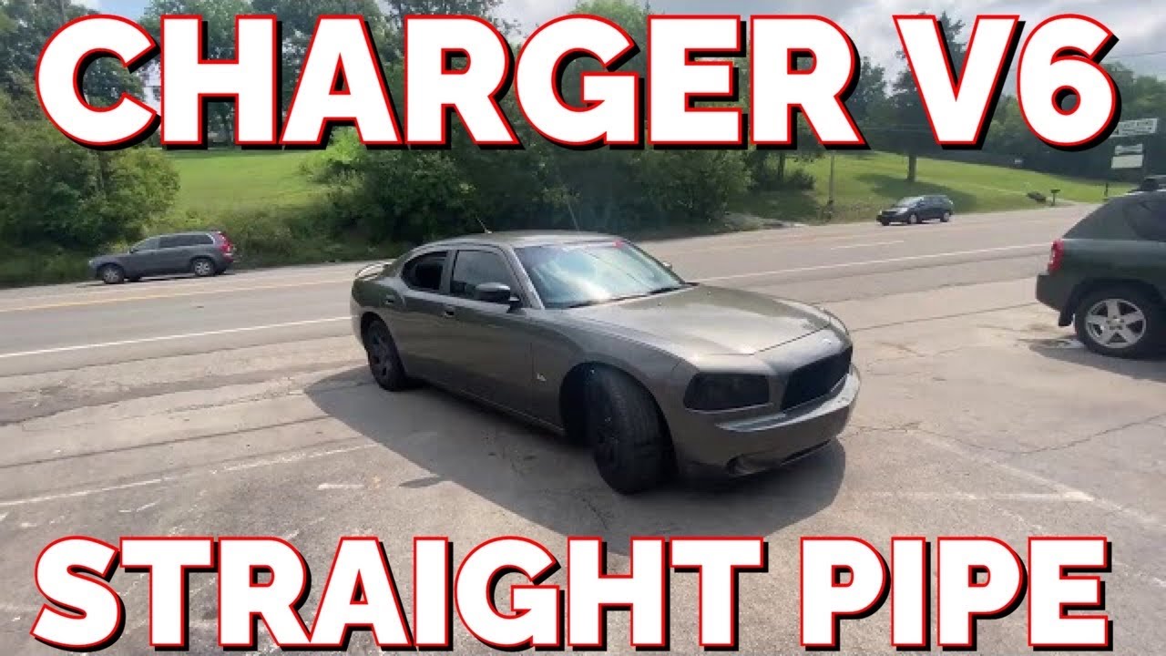 2008 Dodge Charger 3.5L V6 ВЫХЛОПНАЯ СИСТЕМА С ПРЯМЫМИ ТРУБАМИ!