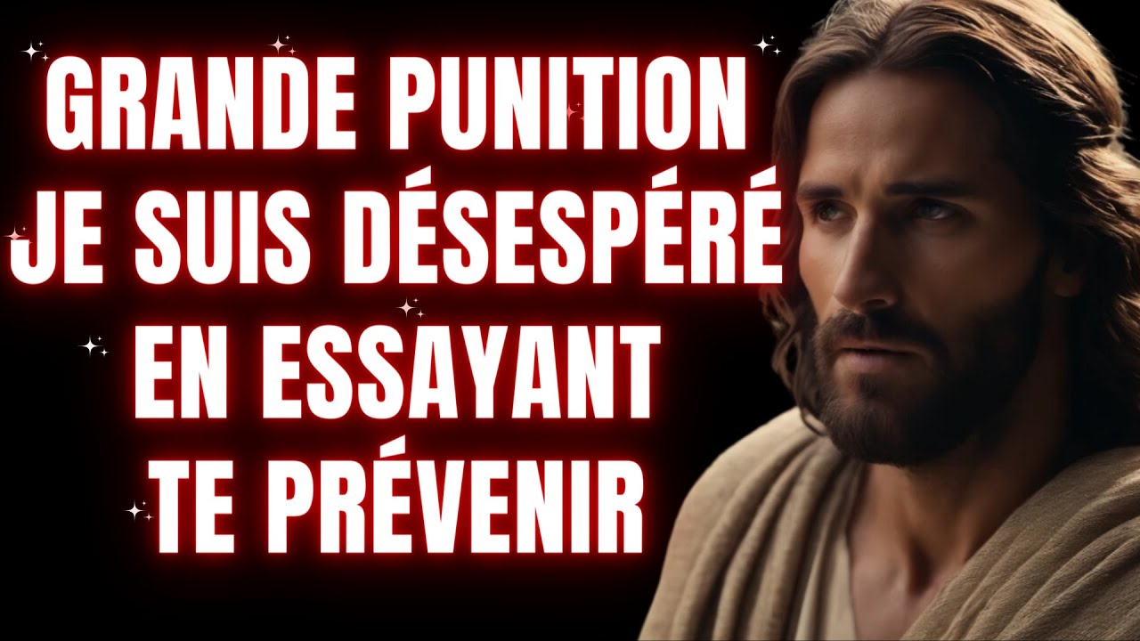 😨 SEULEMENT VOUS POUVEZ ÉVITER CELA! ⚠️ Fils, je t’ai choisi! 💌  Message de Dieu
