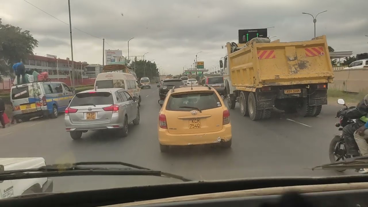 Mombasa Road on Monday morning. Nairobi, Kenya #Explore #Africa #Infrastructure