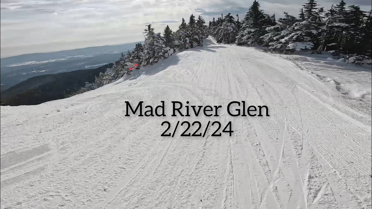 Skiing Mad River Glens Moguls and Glades! || Vermont ski trip 2024