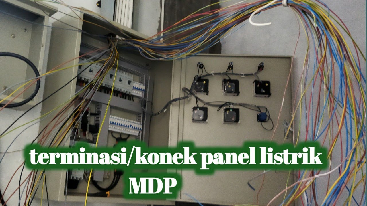 terminasi/konek panel listrik MDP