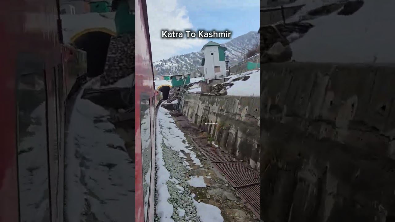 Shree mata vishnu devi katra To srinagar kashmir special train journey 😀 🙌  