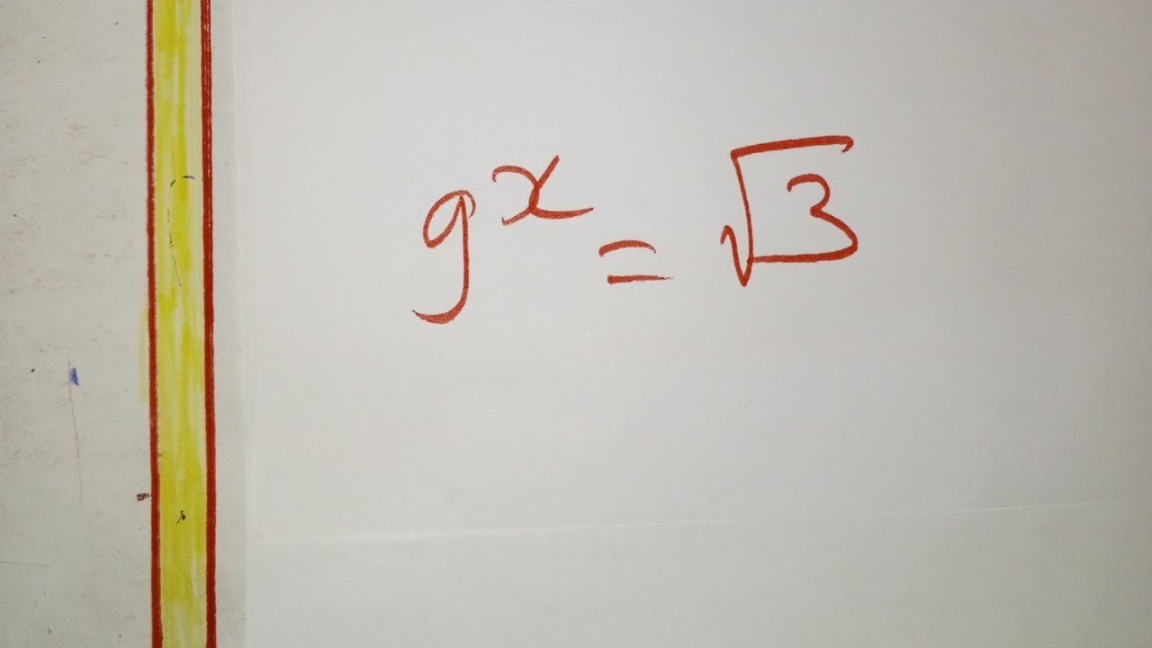 9^x=sqr(3)