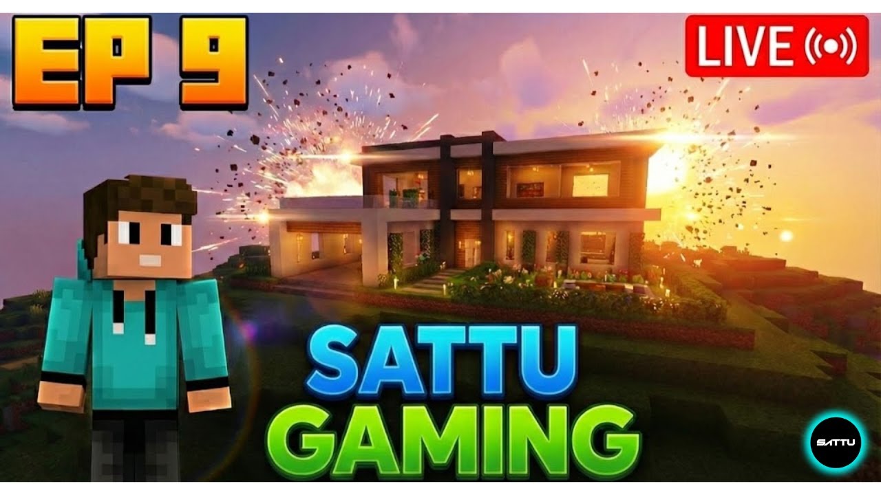 Mera Naya Ghar! 🏠 | Building a Secret Base | Minecraft Episode 9