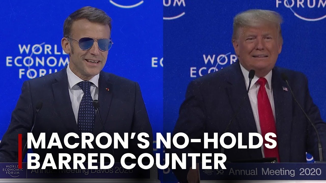 Macron's Subtle Jibe At Trump? Slams US' Tariff Threat At The World Economic Forum | World News