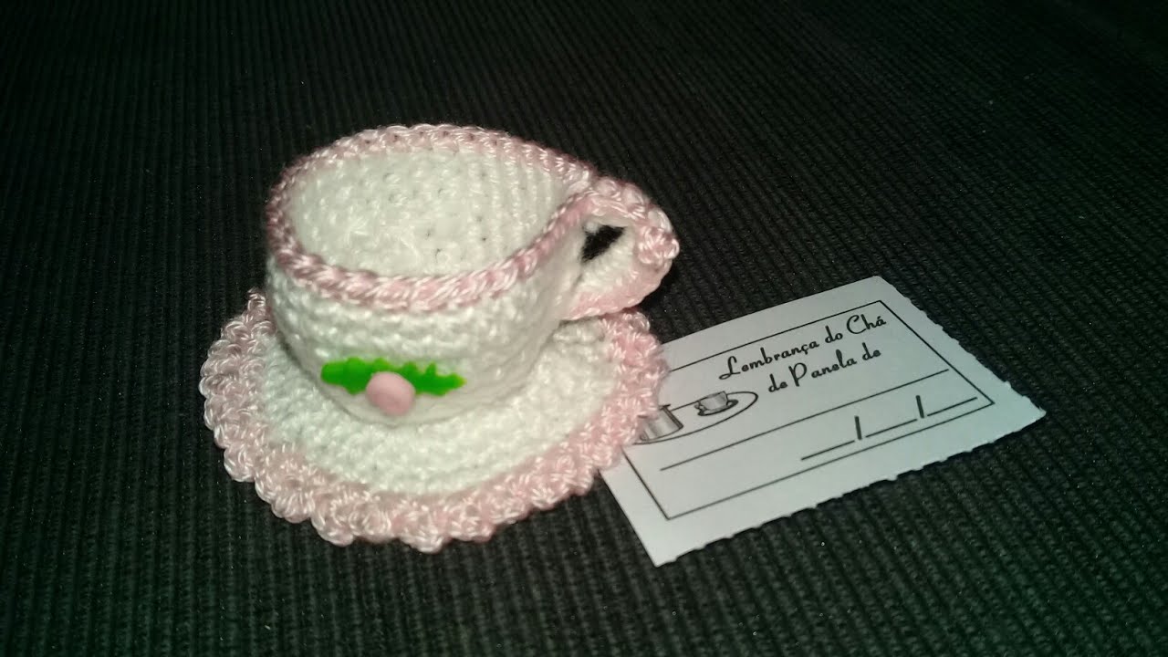 Lembrancinha xícara de chá ||Jô Crochet