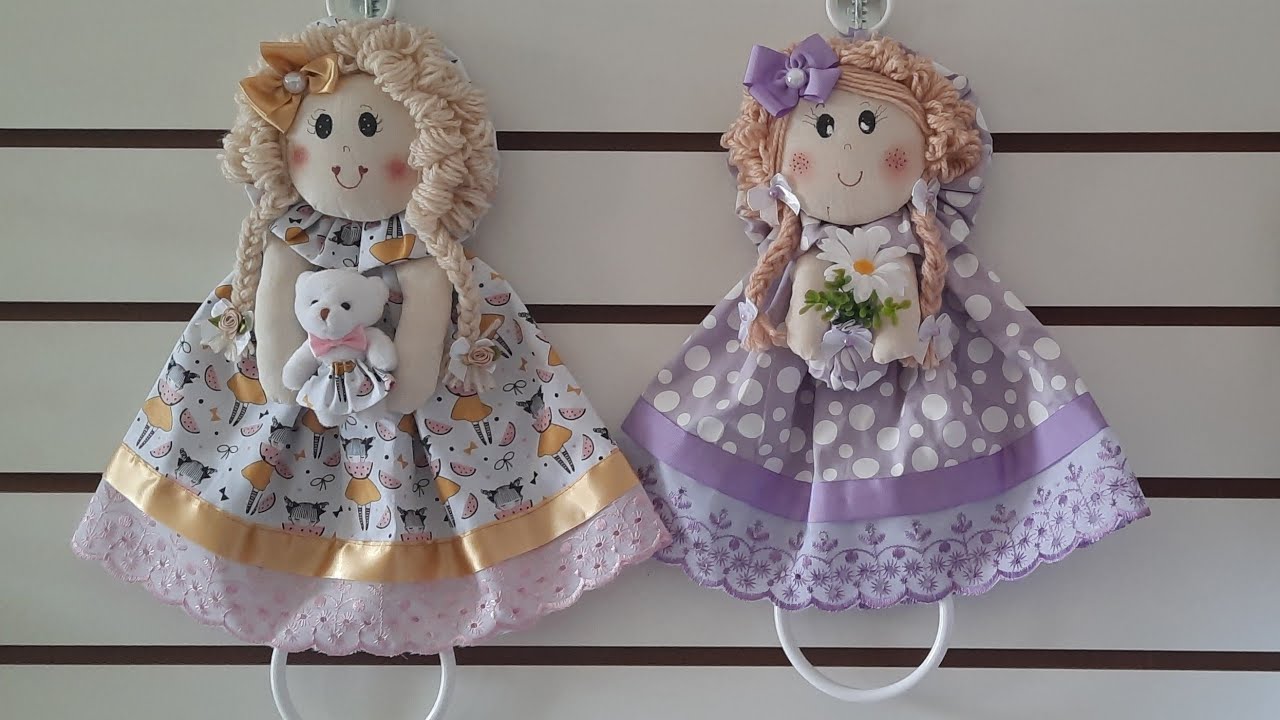porta pano de prato boneca no CD  @edinalvaartes