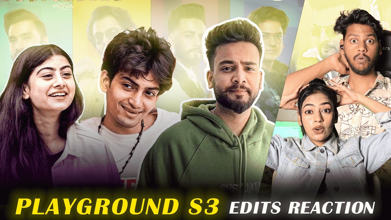 Reaction On Playground S3 Attitude Edits😱 | Chill Gamer Attitude 🔥