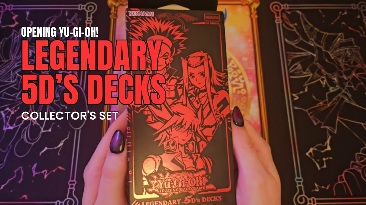 Yu-Gi-Oh! Legendary 5D’s Decks | Collectors Set | Opening | ASMR (Card Sounds + No Talking)
