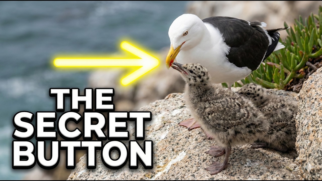 🐤🐣🕊️РЕДКИЕ КАДРЫ: Подкармливание диких чаек в гнездах и секретные тактики выживания: как эти дики...