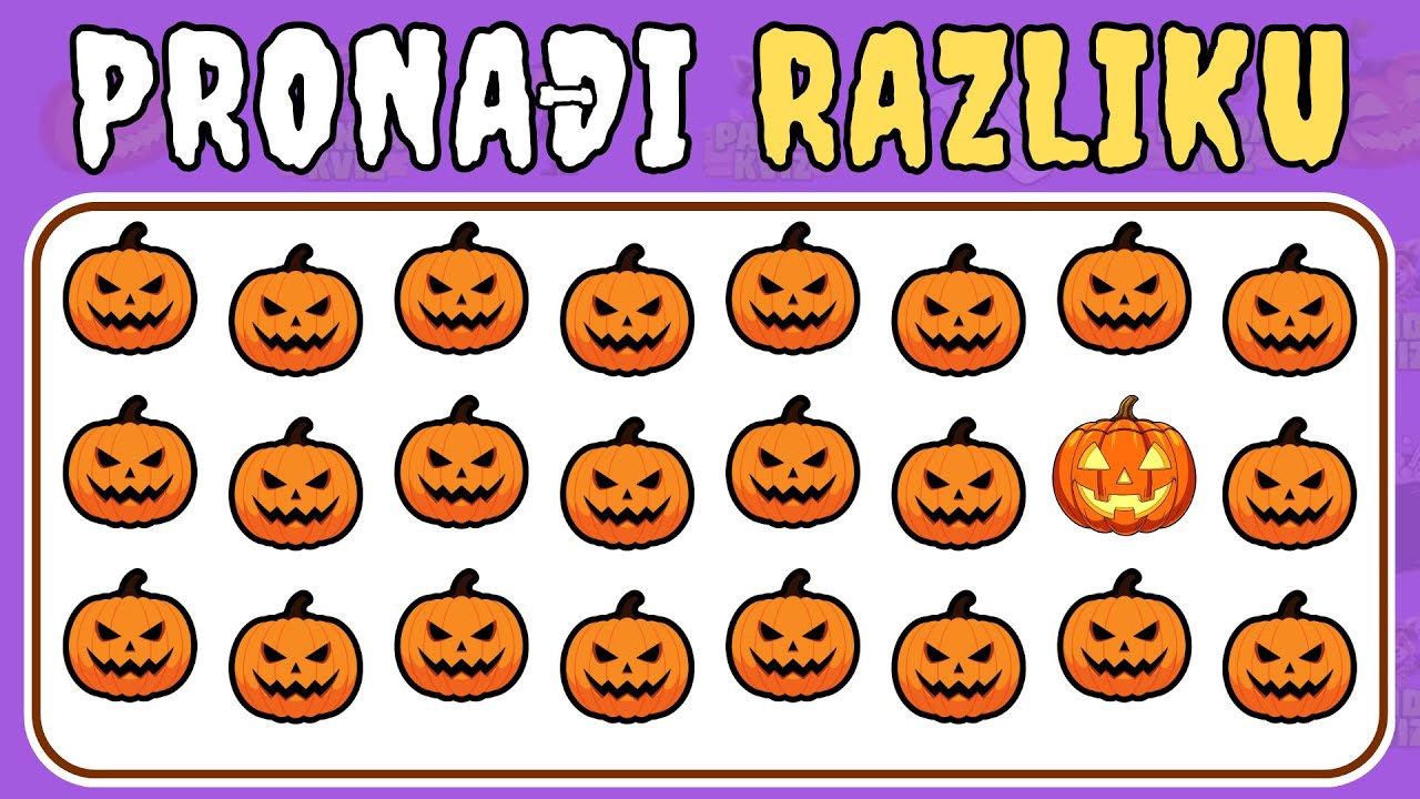 🧛Pronađi Razliku Ako Smeš! 🎃HALLOWEEN SPECIJAL👻